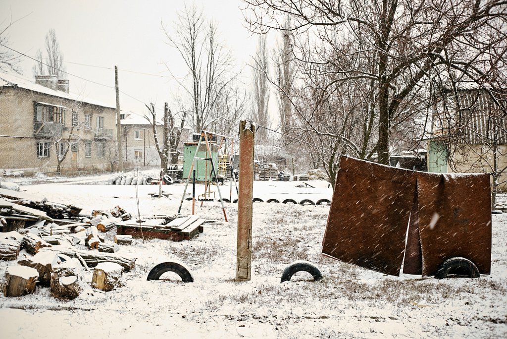 Spartak, February 2020 (DPR, territory controlled by the separatists)